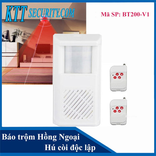 Chuông báo chống trộm hồng ngoại BT200-V1