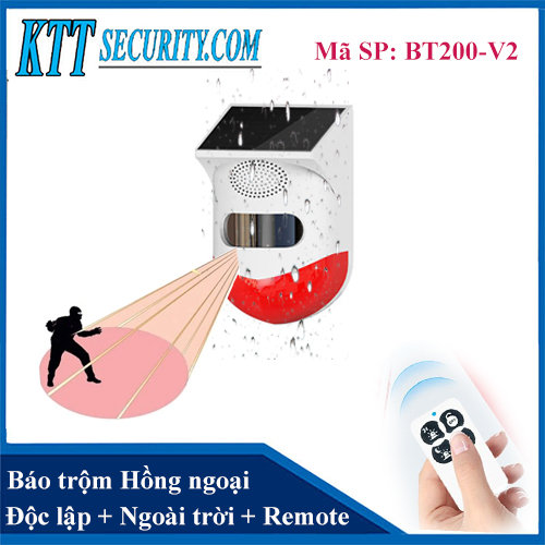 Chuông báo trộm hồng ngoại BT200-V2