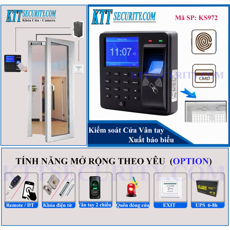 Đầu đọc vân tay access control