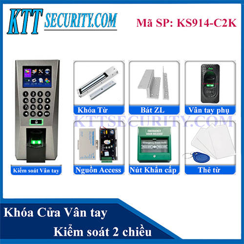 Khóa vân tay 2 chiều F18