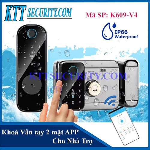 Khóa vân tay 2 chiều APP K609-V4