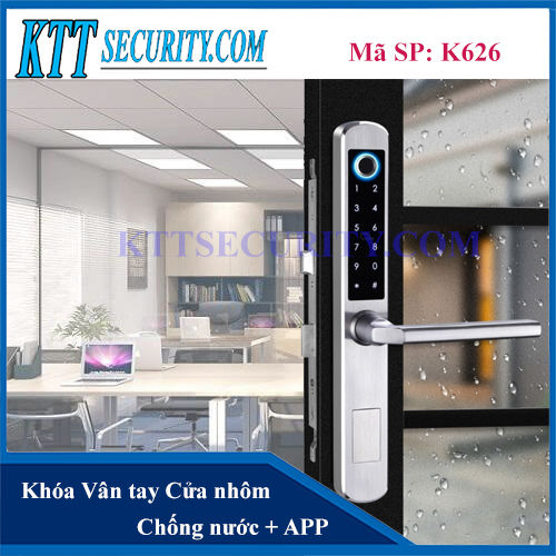 Khóa cửa vân tay cho cửa nhôm