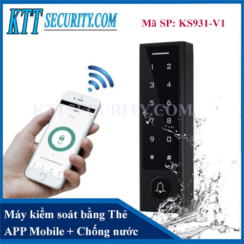 Kiểm soát ra vào bằng Thẻ ngoài trời KS931-V1