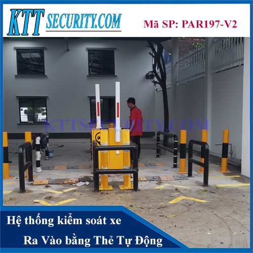 Kiểm soát xe ra vào bằng thẻ từ tự động PAR197-V2
