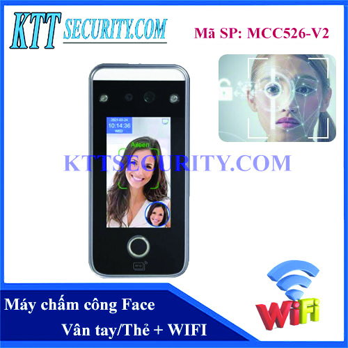 Máy chấm công khuôn mặt AI MCC526-V2