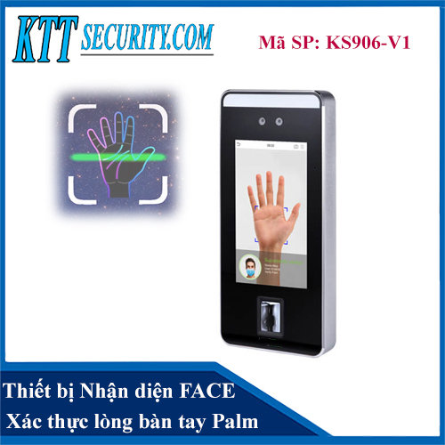 Máy chấm công bằng khuôn mặt Palm KS906-V1