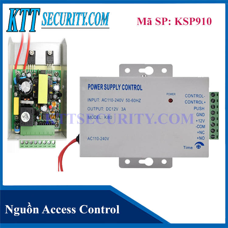 Nguồn 12V kiểm soát cửa