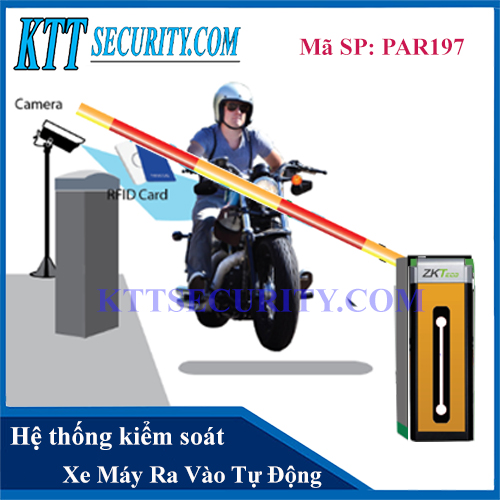 Cổng barrier tự động cho xe máy