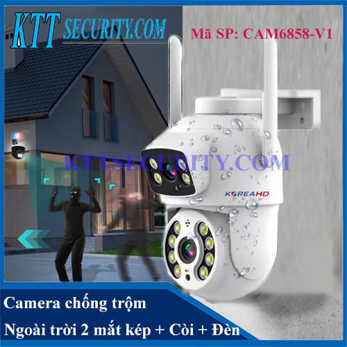 Camera chống trộm có còi hú CAM6858-V1