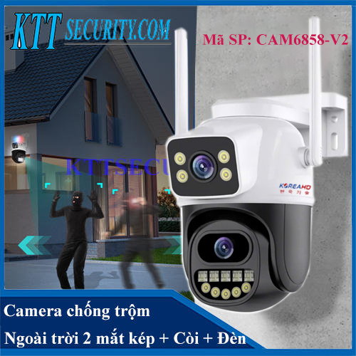 Camera chống trộm có còi hú CAM6858-V2