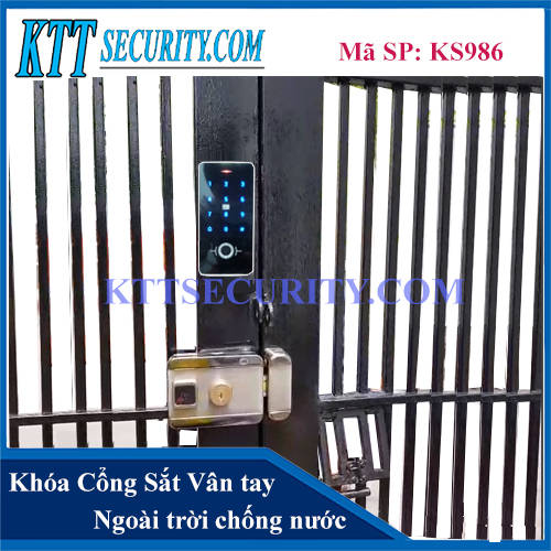 Khóa cổng sắt thông minh