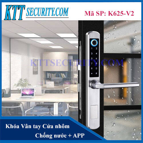 Khóa cửa thông minh cao cấp chống nước K625-V2