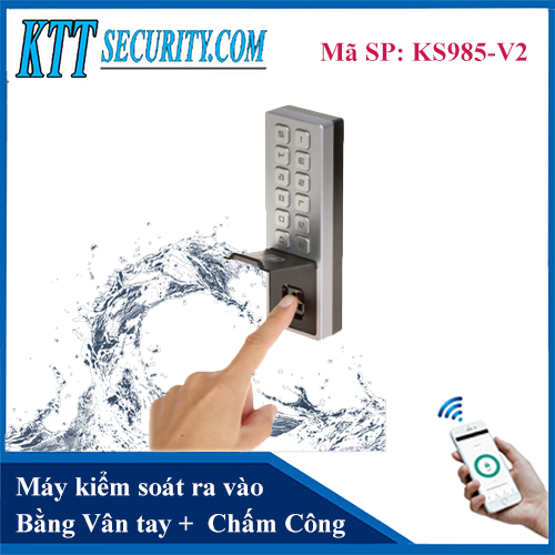 Máy chấm công kiểm soát cửa KS985-V2