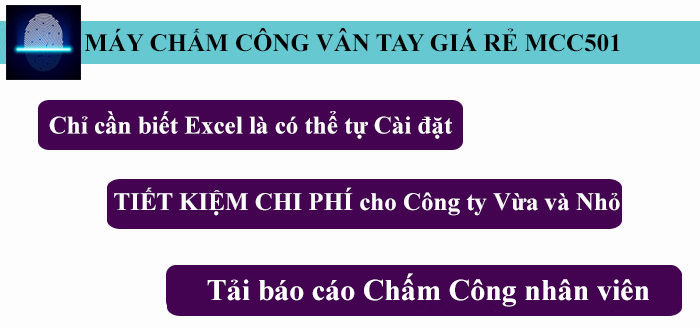 may cham cong van tay gia re