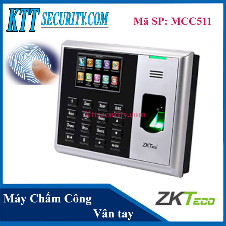 máy chấm công vân tay zkteco ua300 mcc511