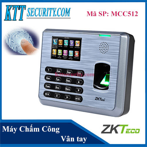 máy chấm công vân tay zkteco ua400 mcc512