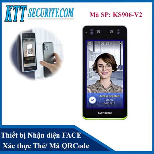 Máy nhận diện khuôn mặt Suprema KS906-V2