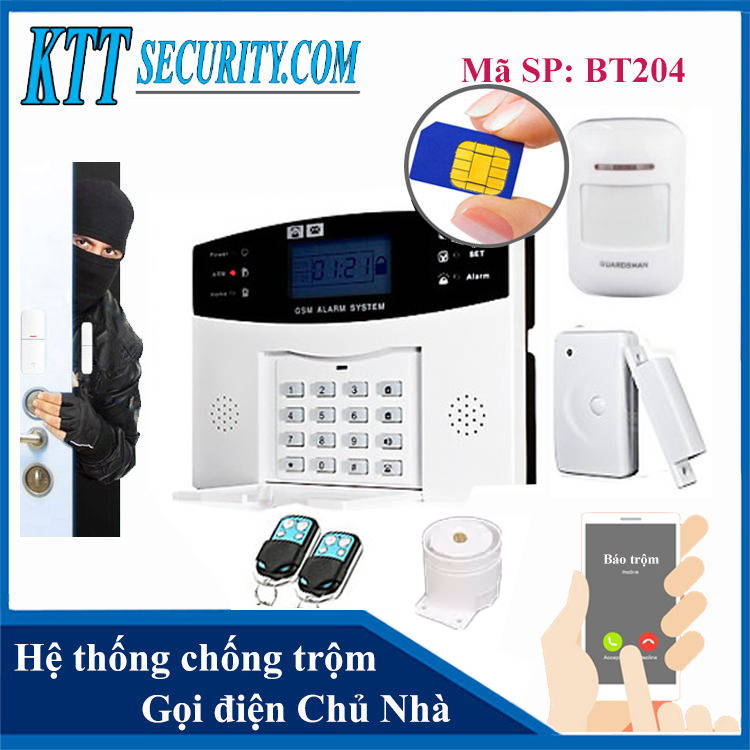 Báo trộm dùng sim giá rẻ | BT204