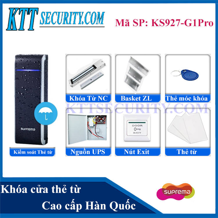 Bộ Kiểm Soát Cửa Xpass Suprema Hàn Quốc | KS927-G1Pro