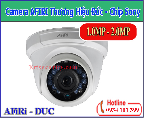 Camera AFIRI Chip Sony 1MP [HDA-D111PT;HDA-D111MT]-2MP[HDA-D211P;HDA-D211M]