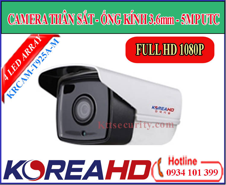 Camera ahd KoreaHD KRCAM-T925A-M | CAM-T823A-M