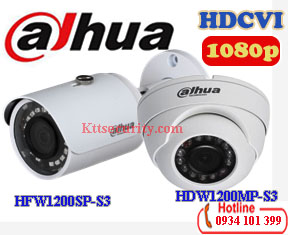 Camera Dahua 1080P HAC-HFW1200SP-S3 và HAC-HDW1200MP-S3