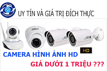 Camera giám sát cho hình ảnh HD có mức giá dưới 1 triệu