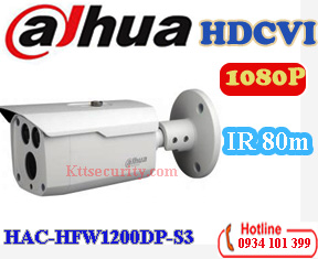 Camera HDCVI 1080P Dahua HAC-HFW1200DP-S3