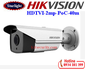 Camera HDTVI Starlight 2mp Hikvision DS-2CE16D8T-IT3E