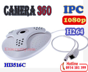 Camera IP 1080P toàn cảnh HI3516C