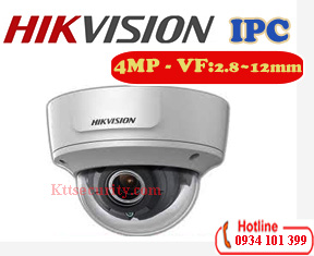 Camera ip Dome hồng ngoại 4MP Hikvision DS-2CD2743G0-IZS