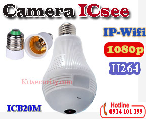 Camera ip wifi bóng đèn ICSEE