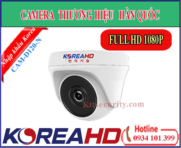 Camera KoreaHD CAM-D120-N | CAM-D120-S (HDTVI)