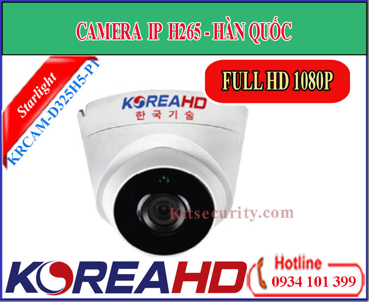 Camera IP KoreaHD KRCAM-D325H5-P1 | KRCAM-D125H5-M1