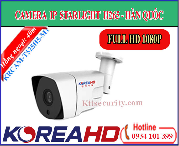 Camera IP KoreaHD KRCAM-T525H5-M1 | KRCAM-T625H5-M1