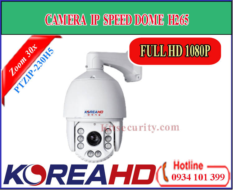 Camera IP Speed Dome KoreaHD PTZIP-230H5 | PTZIP-230H5POE