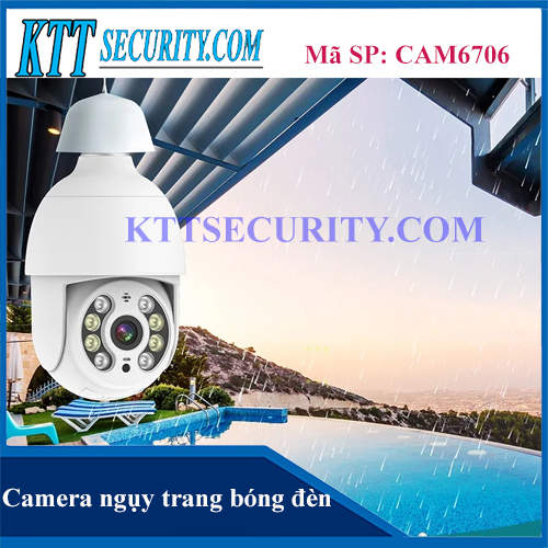 Camera ngụy trang bóng đèn 4MP CAM6706