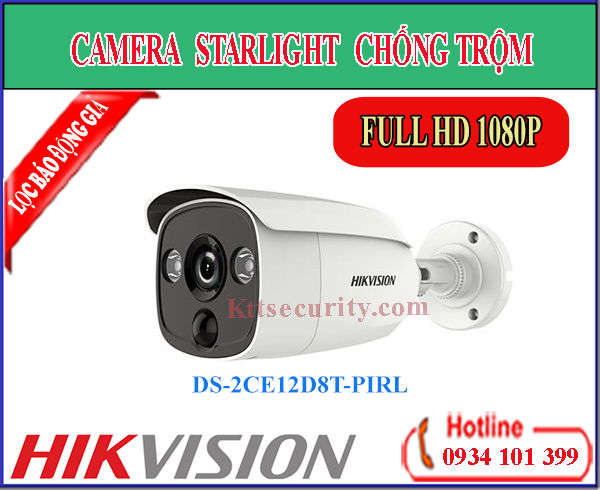 Camera Starlight chống trộm DS-2CE12D8T-PIRL