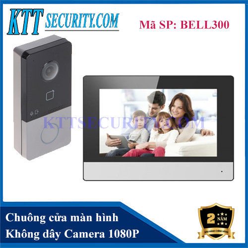 Chuông cửa màn hình không dây | BELL300