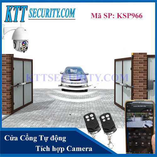 Cổng Mở Cánh tay đòn, Quản lý qua Camera | KSP966