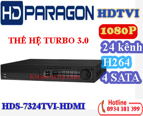 Đầu 24 kênh HDPARAGON HDS-7324TVI-HDMI và 32 kênh HDS-7332TVI-HDMI,4SATA