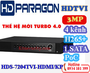 Đầu 4 kênh HDS-7204TVI-HDMI/KP và đầu 8 kênh HDS-7208TVI-HDMI/KP và Đầu 16 kênh HDS-7216TVI-HDMI/KP