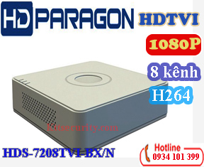 Đầu ghi hình 8 kênh TVI HDPARAGON HDS-7208TVI-BX/N