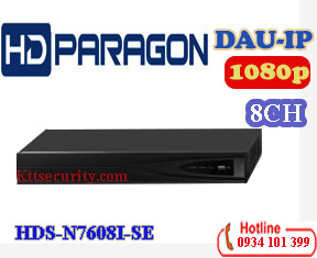 Đầu ghi hình IP 8 kênh 1080P HDPARAGON HDS-N7608I-SE