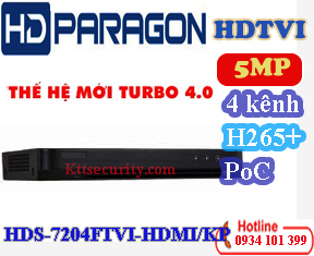 Đầu PoC 4 kênh HDS-7204FTVI-HDMI/KP và Đầu 8 kênh HDS-7208FTVI-HDMI/KP