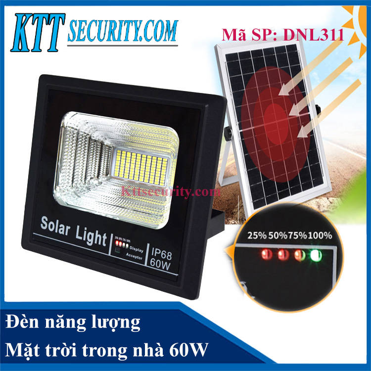 Đèn năng lượng mặt trời trong nhà 60W | DNL311