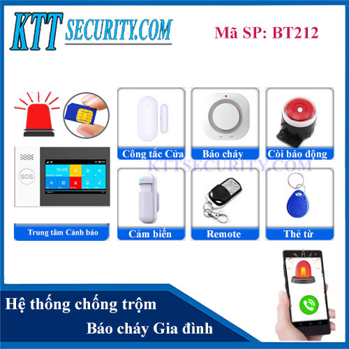 Hệ thống Báo cháy gia đình BT212