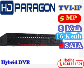 HYBRI HDS-H9008IP-TVI 8 kênh & HDS-H9016IP-TVI 16 kênh