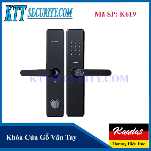 Khóa Cửa Gỗ Vân Tay Kaadas | K619