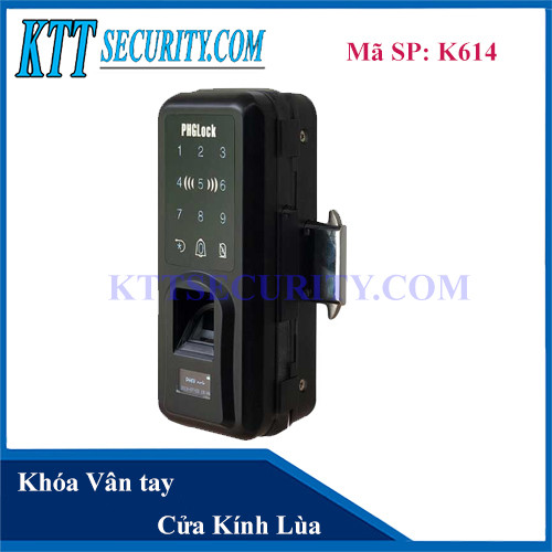 Khóa Cửa Lùa Vân tay PHGlock | K614